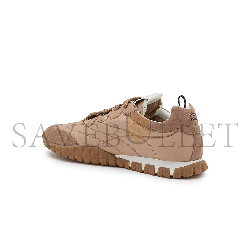 MIU MIU TYRE AND SUEDE SNEAKERS 5E417E